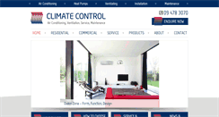 Desktop Screenshot of climatecontrol.co.nz