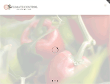 Tablet Screenshot of climatecontrol.com